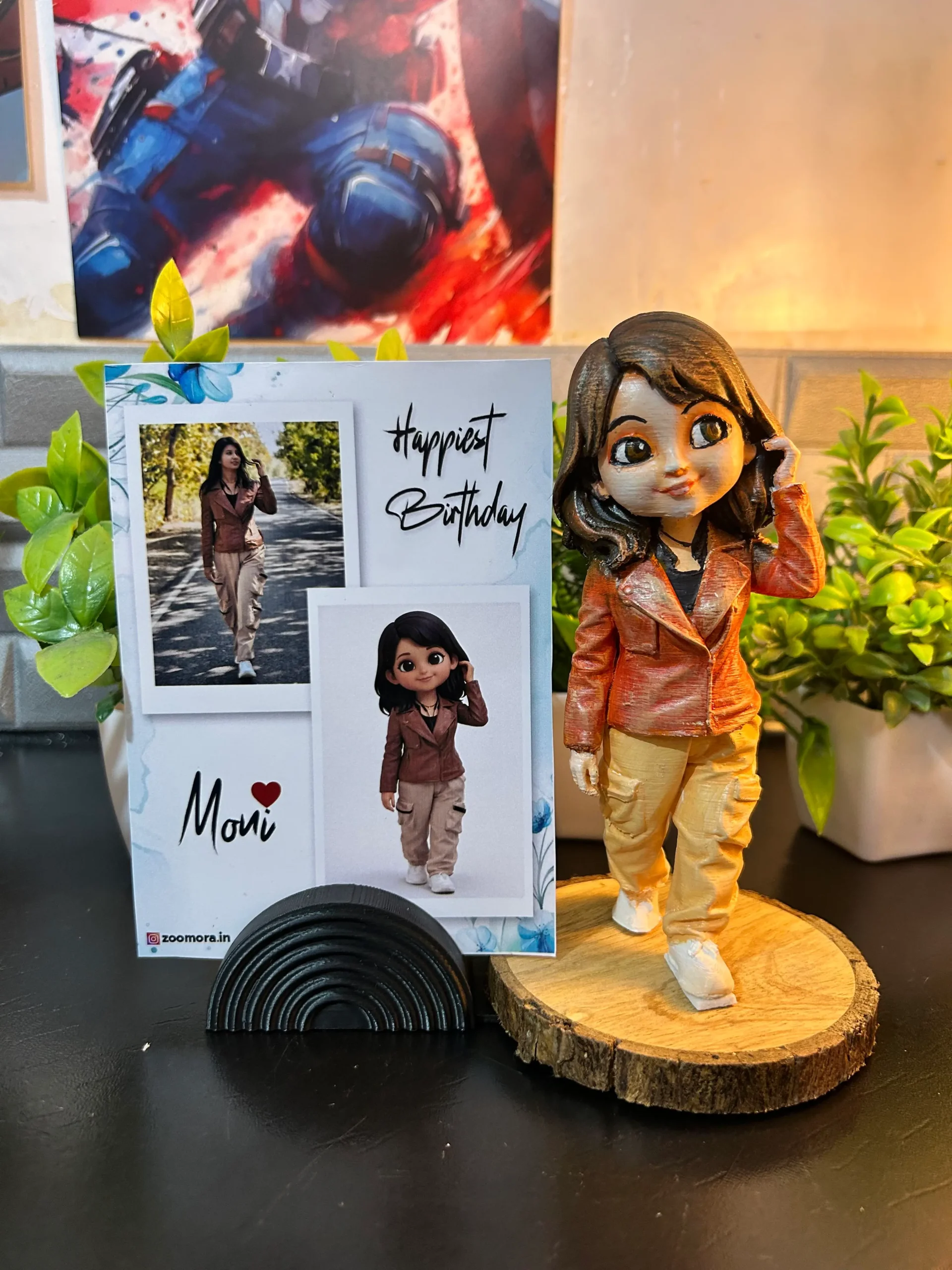 Cute 3D Cartoonish Miniature – Custom Made Just for You