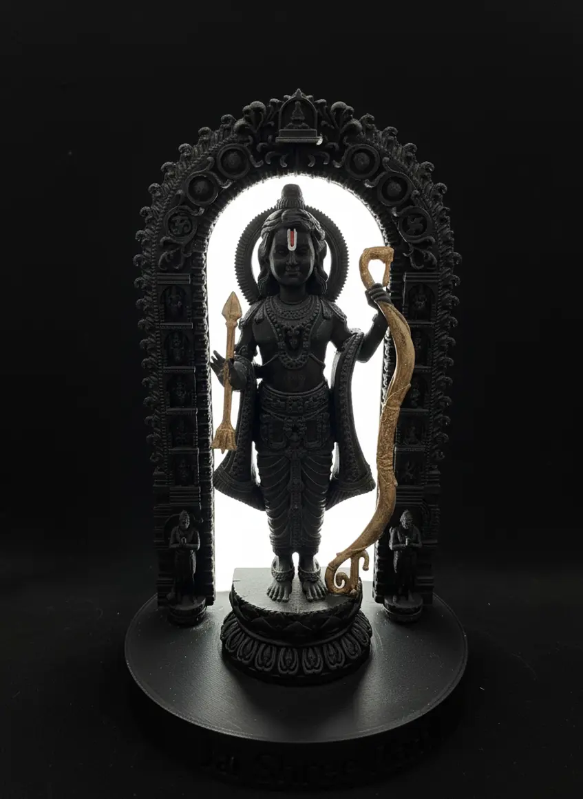 The Divine Craft of Ram Lalla With Divine light